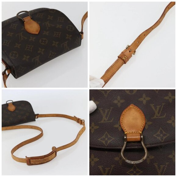 LOUIS VUITTON Monogram Saint Cloud MM Shoulder Bag M51243 LV Auth BA5623 - Picture 16 of 16
